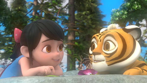 熊出没之探险日记赵琳和虎妞小时候真可爱