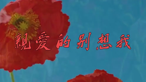 送你超好听《亲爱的别想我》句句流露真情,送给最爱的你