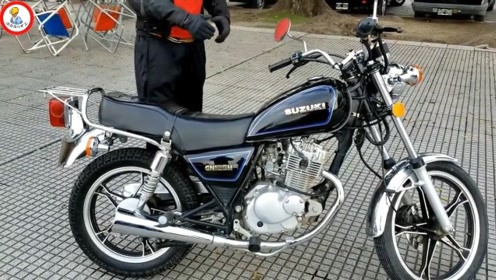 90年代风靡全国的太子摩托车suzuki gn125,现在还在生产与销售呢