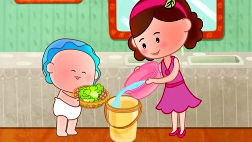 淘米水能浇花,洗脸水能冲厕所,珍惜水资源重复利用,文明美德