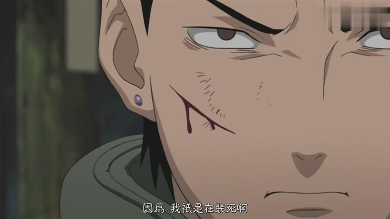 鹿丸利用角都的血与飞段战斗,飞段误伤角都