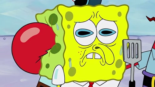 海绵宝宝:海绵宝宝被开除了,伤心的大哭起来