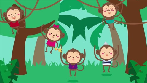 第14集 五只小猴子在树上荡秋千