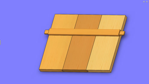 木工榫卯基础篇(15):龙凤榫拼接加穿带