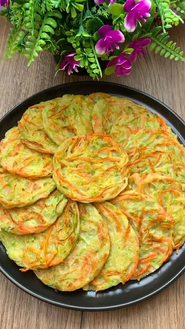 三丝蔬菜饼,你会做了吗?