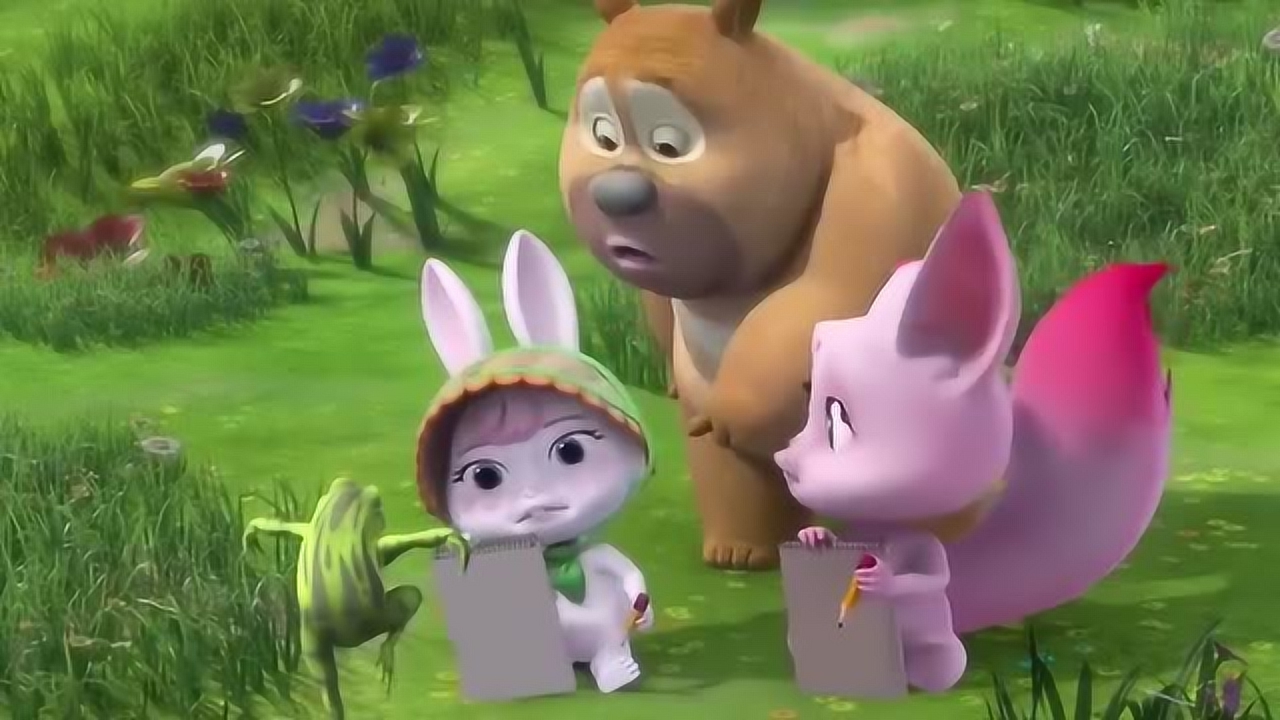 熊熊乐园第三季:熊大熊二为露营,带来好多东西啊