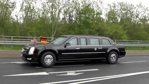 美国总统座驾凯迪拉克野兽,一出场霸气侧漏,引得民众惊声尖叫