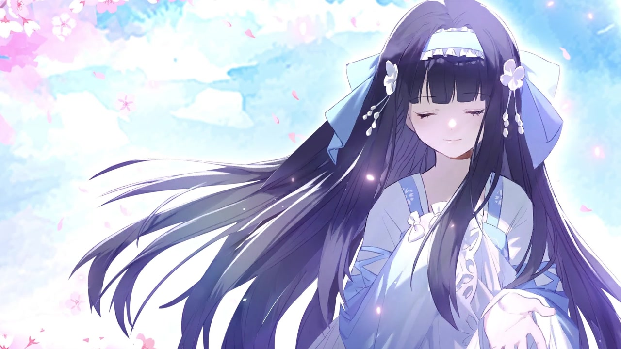 【解神者】超唯美古风二次元少女!这动态壁纸也太好看了吧!