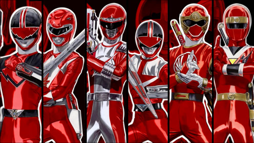 超级战队:所有红战士的升级形态!