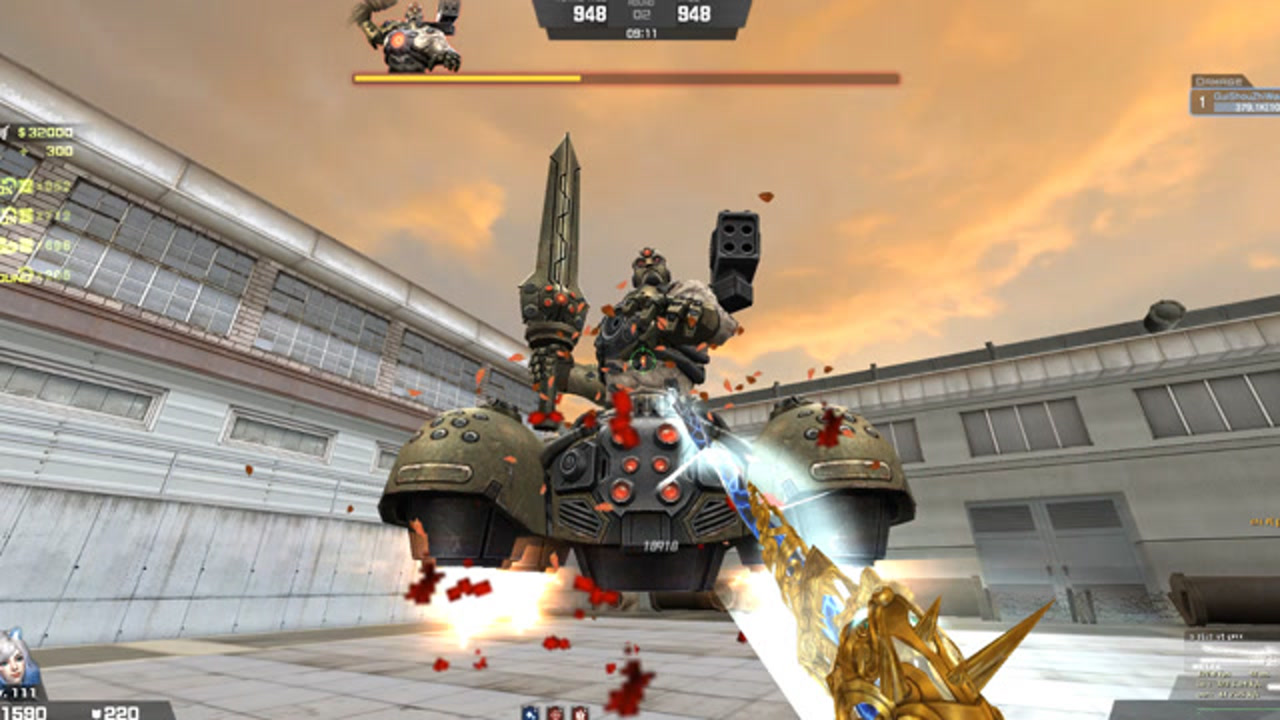 csol大灾变最新地图实况通关!飞天boss拿大刀砍人!新超凡女角色