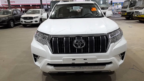 2022款丰田普拉多txl到货,外观内饰静态体验,实车太帅了