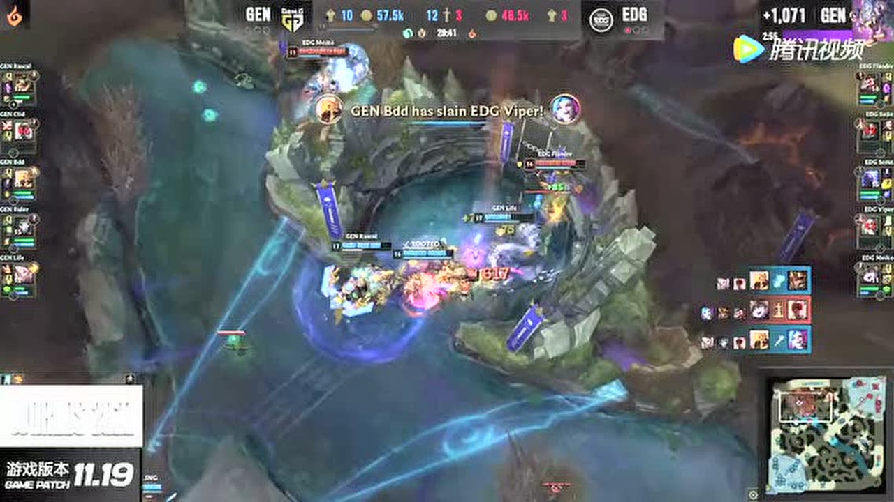 Clid盲僧立功抢下大龙 尺帝烬双杀团灭EDG扳平比分