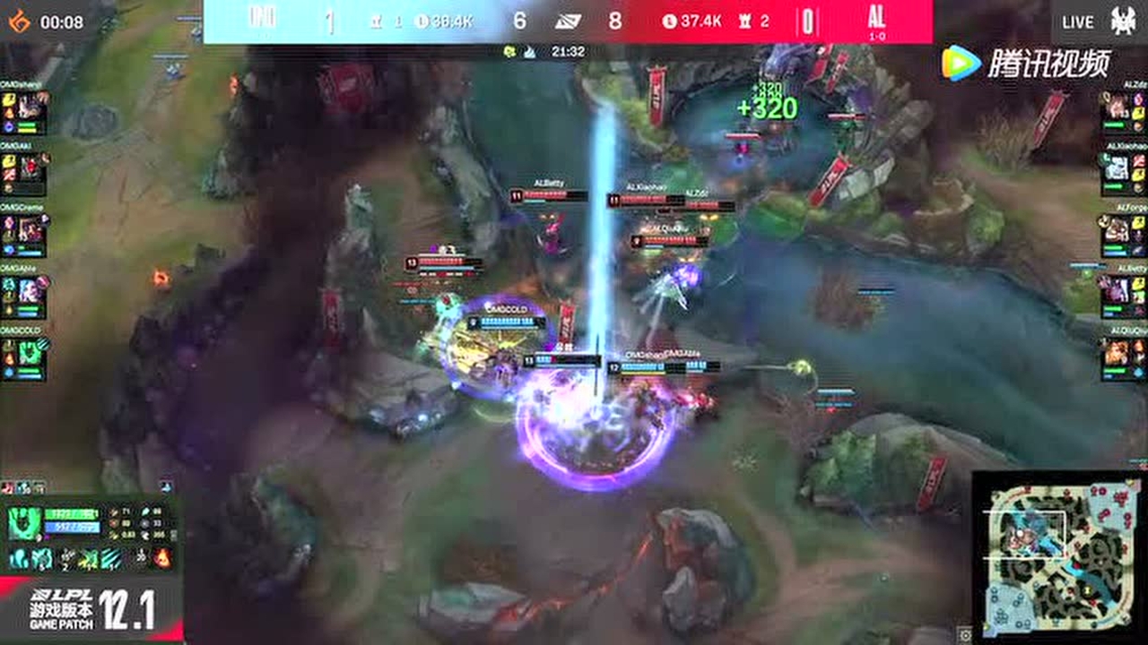 AL假打龙真开团 zdz腕豪无解团接近暴走