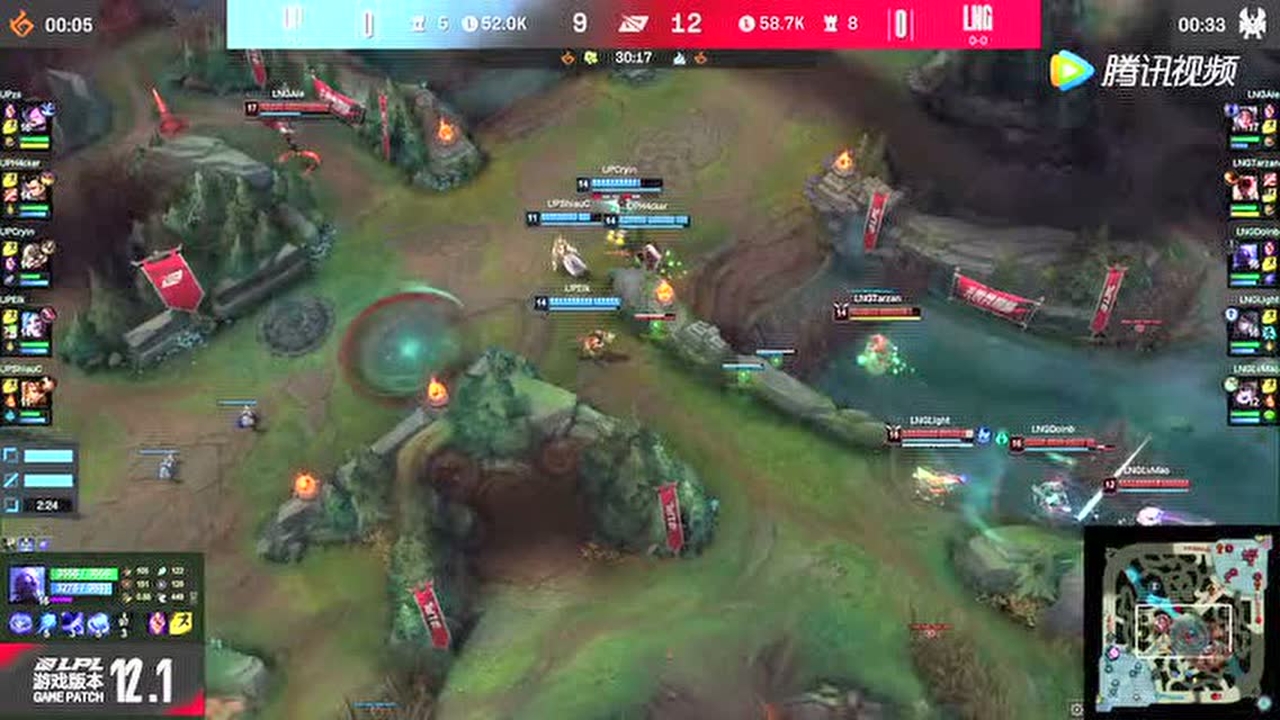 ALE刀妹中路绕后突脸 TARZAN盲僧双杀逆风翻盘