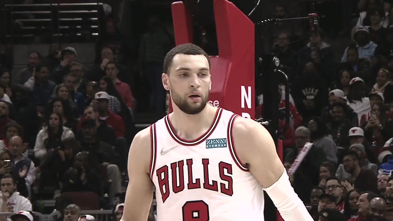 【纯享】雄鹿vs公牛精华回放 雄鹿三驾马车合砍82分送公牛四连败