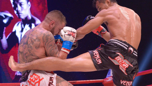 泰拳王西提猜遭遇皇家斗士乔奈,护裆被打掉后怒打西班牙搏击冠军