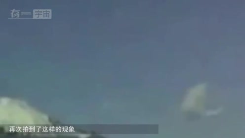 日本富士山出现神秘UFO舰队，游客用相机捕捉UFO镜头！的图片