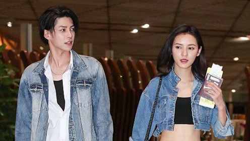 张予曦和男友陈柏融情侣装现身 甜蜜牵手撒糖