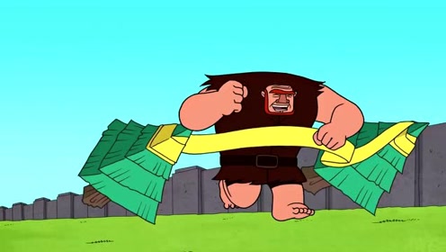 《创意动漫》巨人和小矮人比赛跑获得了久违的胜利