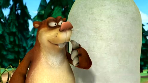 熊出没:大家伙都发现了萝卜头的大萝卜,萝卜头不想让他们参观