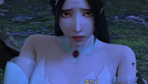 《雪鹰领主》余靖秋中毒,雪鹰用嘴吸出毒素,她脸红了