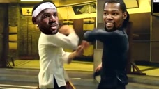 NBA轻松时刻：和詹姆斯对位会是什么结果——第二集，詹姆斯VS杜兰特