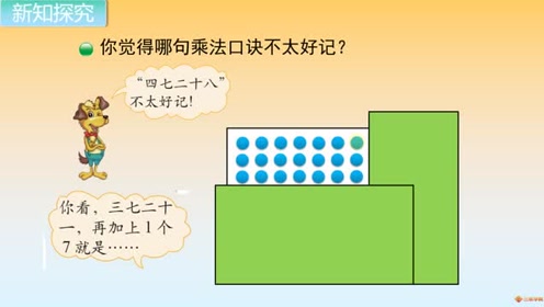 北师大版二年级数学上册5 2~5的乘法口诀