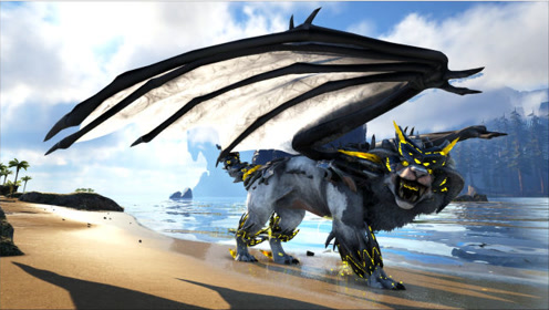 方舟生存进化洪荒13:天空霸王狮鹫!只因我太穷将我秒杀?