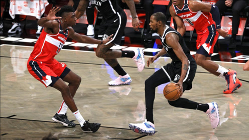 杜兰特五大双变向过人 这晃动幅度太恐怖了