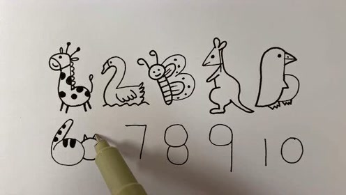 数字画动物视频 腾讯视频