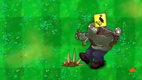 植物大战僵尸:加强版地刺,威力无穷大啊!