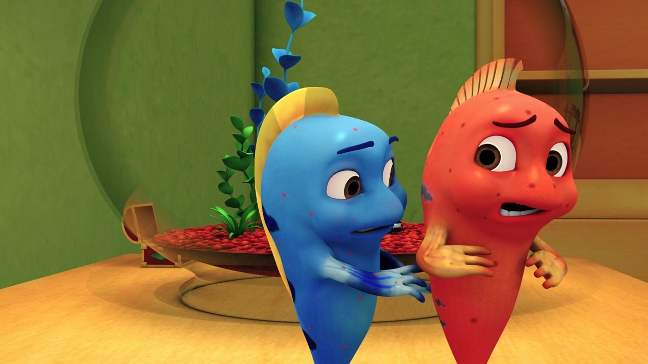 《跳跳鱼世界第五季》菲乐在菲宝身上发现了虫子?