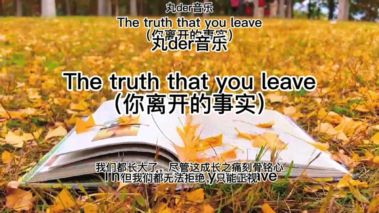 the truth that you leave(Pianoboy演唱的歌曲)_搜狗百科