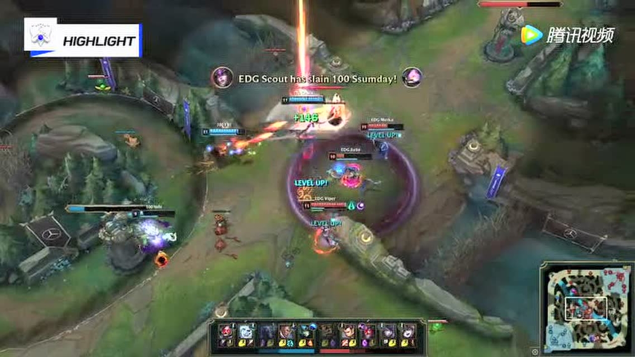 【高光时刻】100 vs EDG
