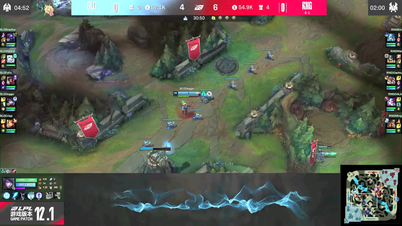 LPL春季赛：RNG 2-1 BLG