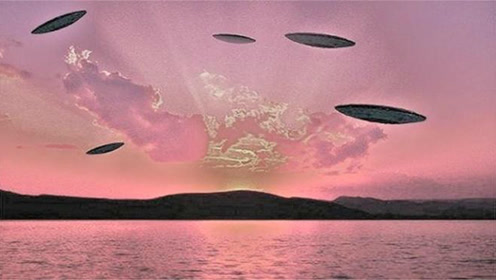 密歇根湖面出现闪光UFO舰队，世界各国科学家已开始研究！的图片