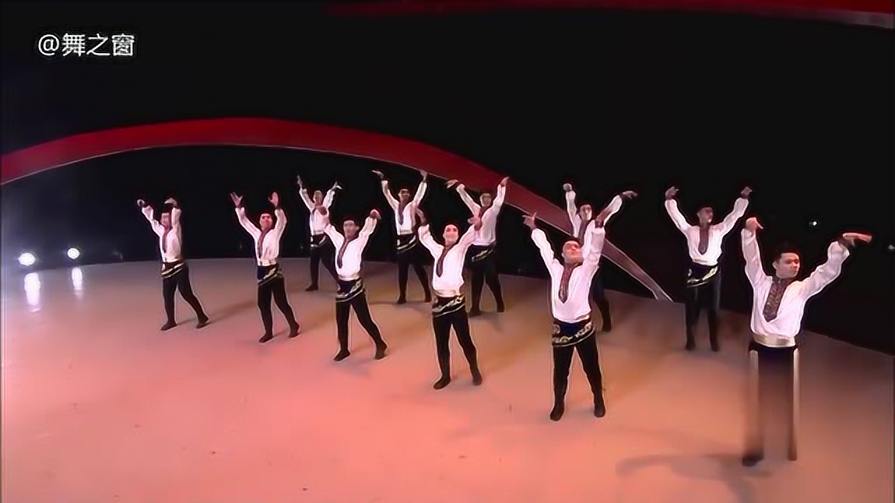 舞之窗 中央民族大学男子群舞维吾尔族组合《赛乃姆》