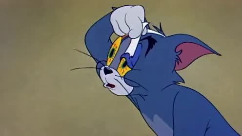 儿童动画片 猫和老鼠:汤姆牙签撑眼皮,贴假眼睛,上课犯困的你有没有中