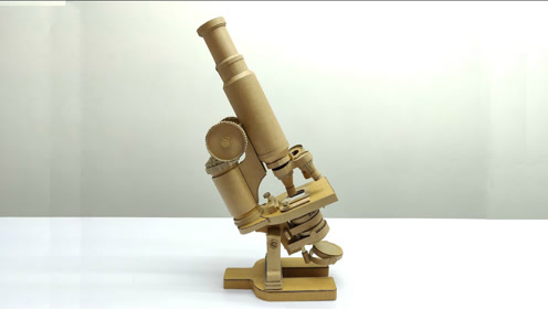 用纸板diy显微镜,外形超酷,这动手能力让人佩服