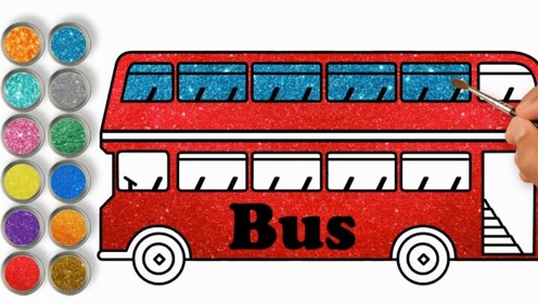 趣味简笔画:画双层大客车