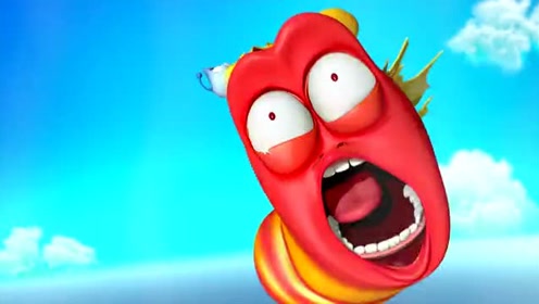 小黄小红从天上掉下来,小红都吓得变脸了,小红小黄好惨啊