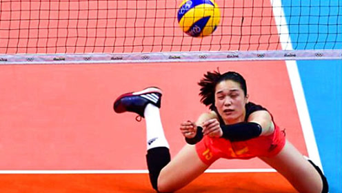 里约最佳自由人,中国女排林莉的鱼跃救球,简直匪夷所思!