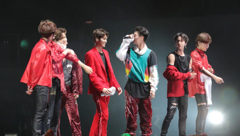 乐华七子二巡香港站,next合体表演歌曲《excuses借口》!