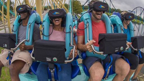 美国vr过山车,畅游海底世界,看上去太刺激了!