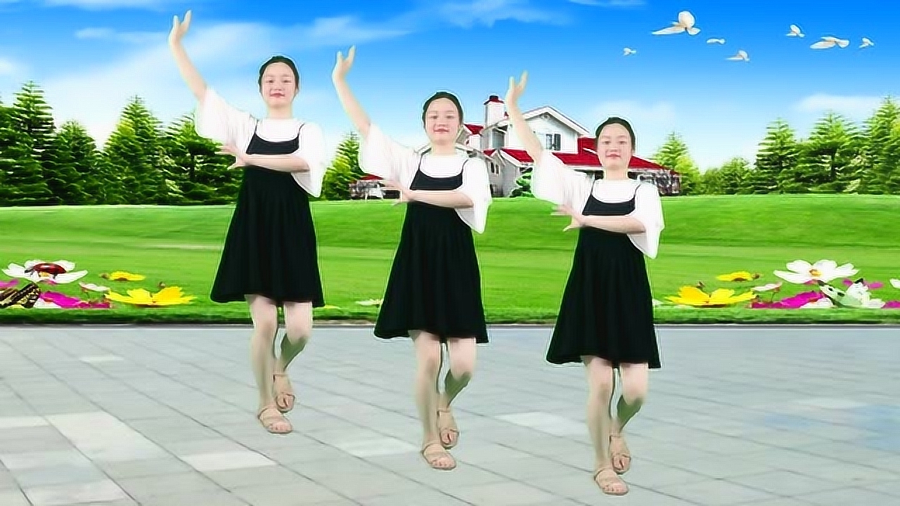 精选流行金曲《心锁》广场舞,旋律动感,歌舞醉人