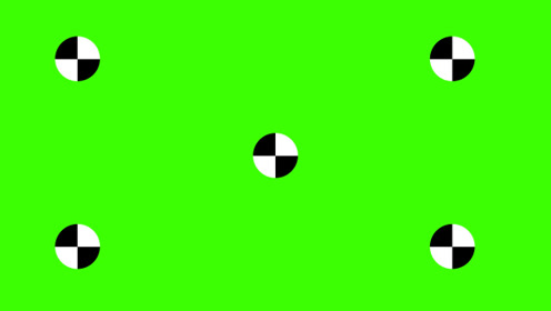 绿幕跟踪十字点15