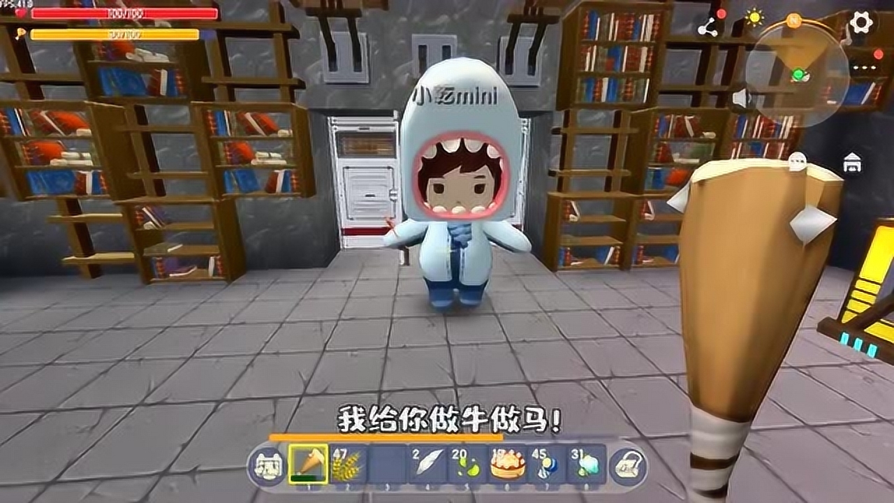 迷你世界:小乾制作火箭车可以炸房子的故事