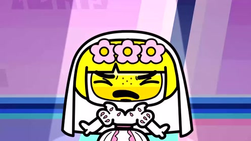 烦恼星人被打败了,都变成了公仔,真是太好了