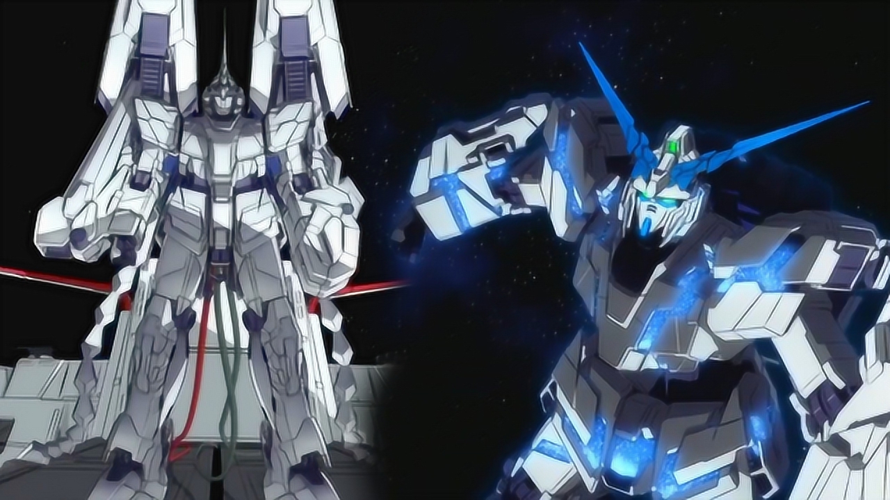 超精彩的战斗!rx-0全装备型独角兽高达完美形态登场!