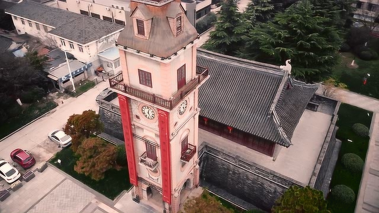 南通老城的钟楼